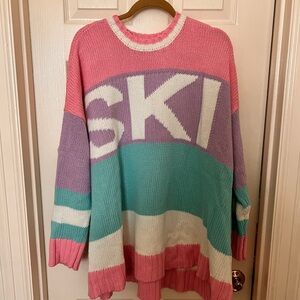 MUMU ski sweater, 1X